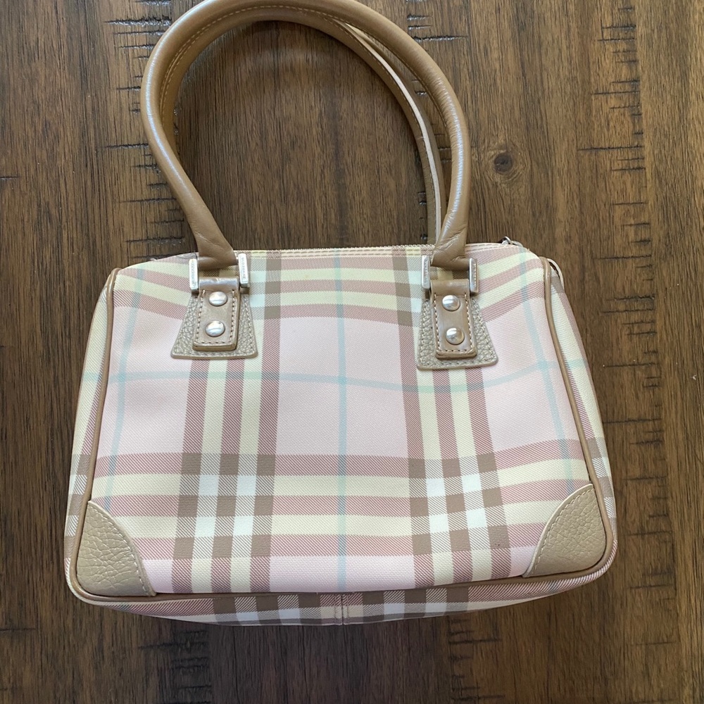 Burberry pink check handbag - Picture 3 of 15